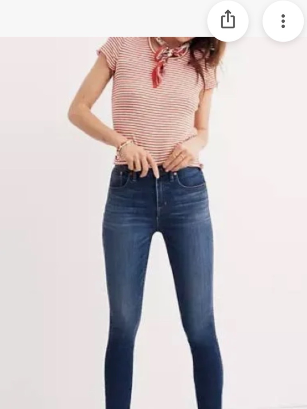 Madewell 11” High-Rise Skinny Crop Jeans - Women
